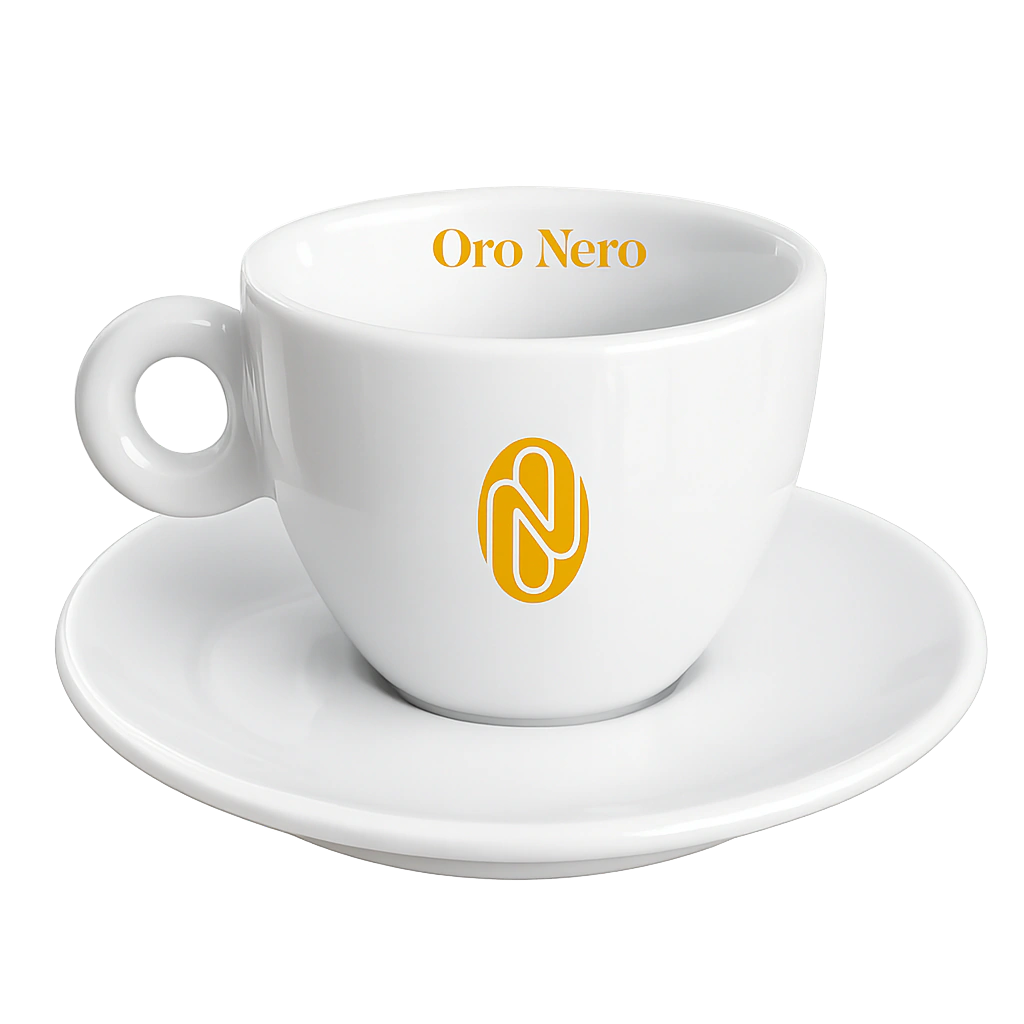Xícara Itália Oro Nero 75 ml